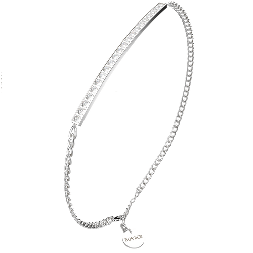 Lucy Silver White Bracelet