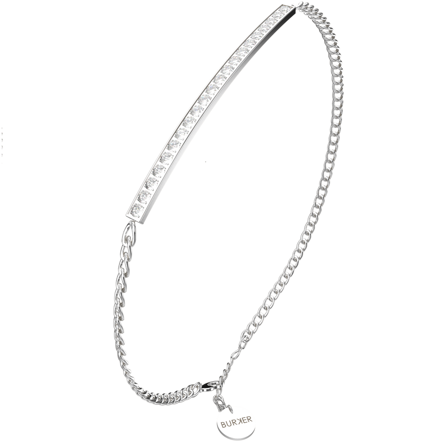 Lucy Silver White Bracelet