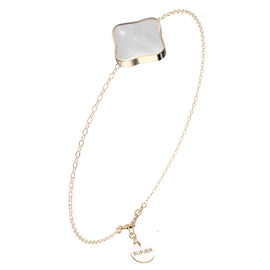 Flora Gold White Bracelet