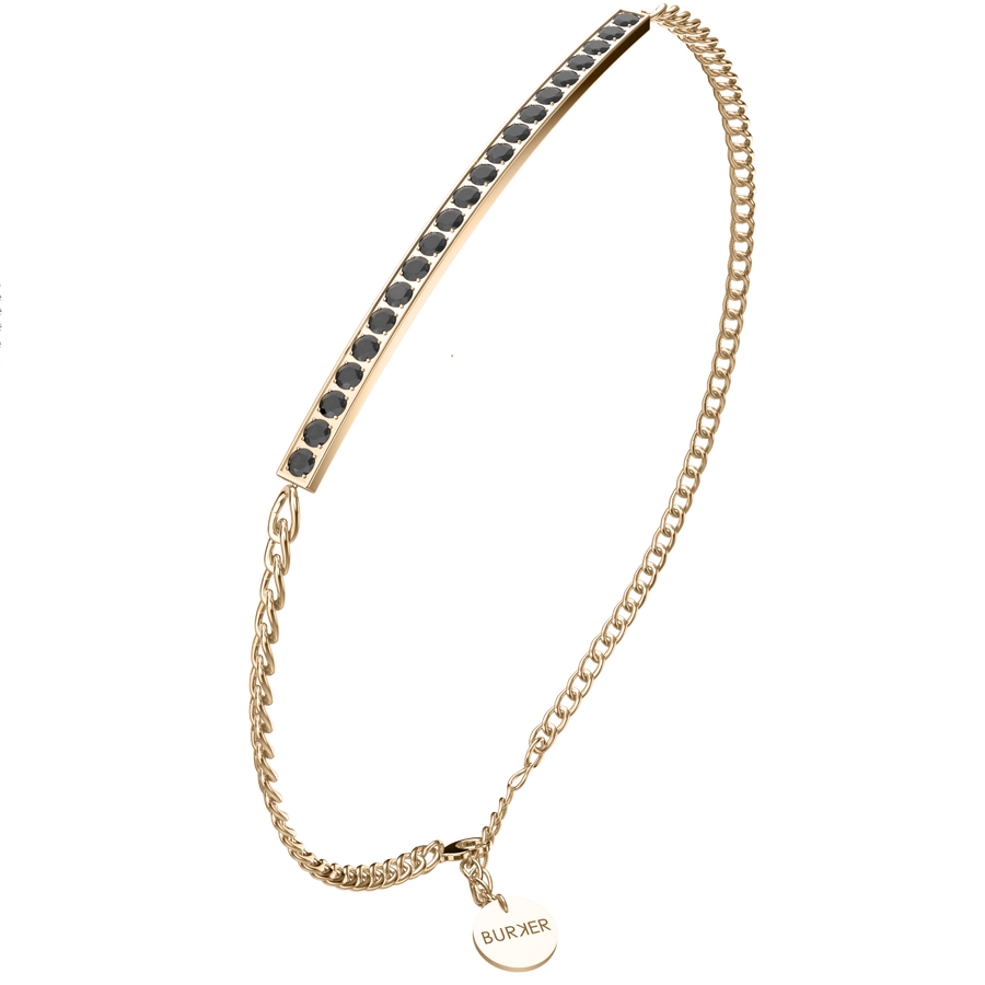 Lucy Gold Black Bracelet