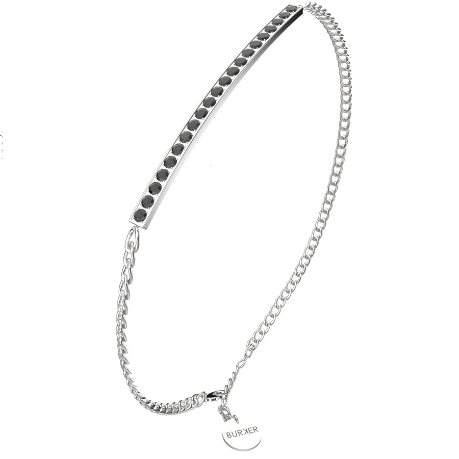 Lucy Silver Black Bracelet