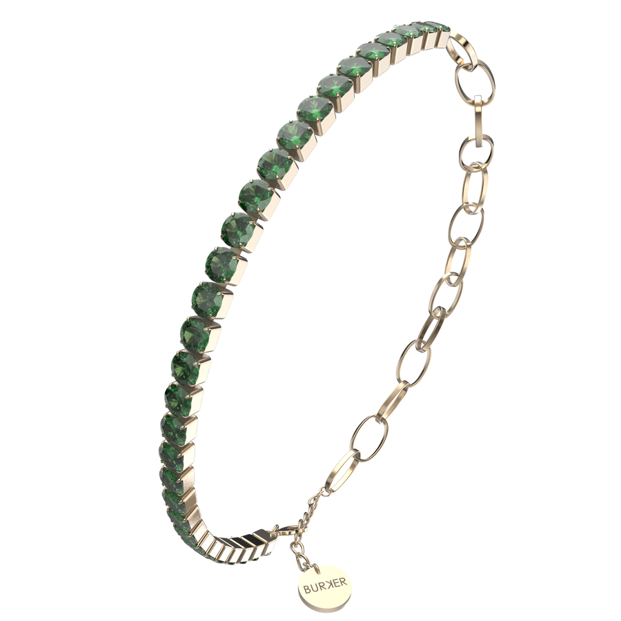 Jade Gold Green Bracelet