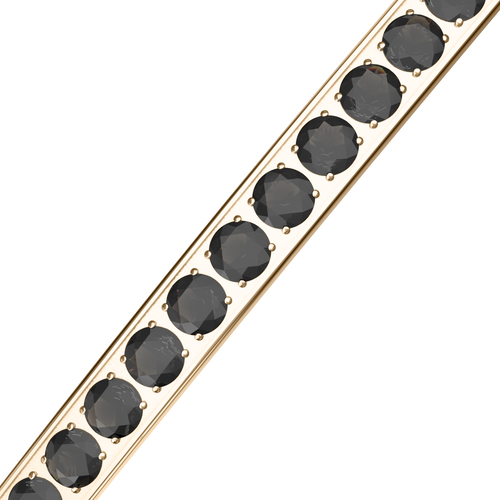 Lucy Gold Black Bracelet