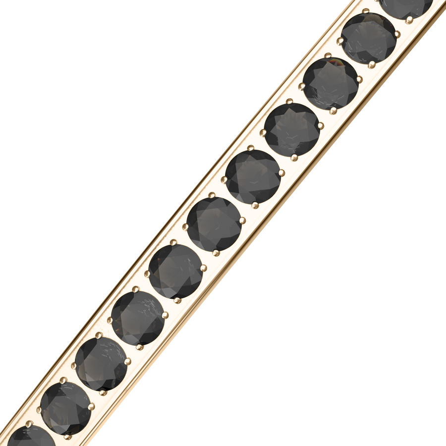 Lucy Gold Black Bracelet