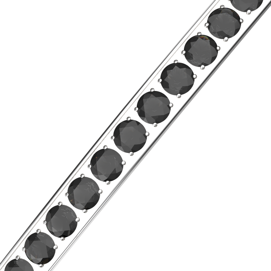 Lucy Silver Black Bracelet