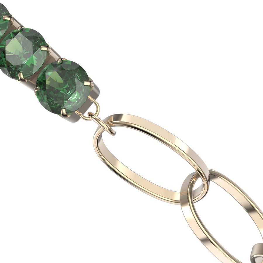 Jade Gold Green Bracelet