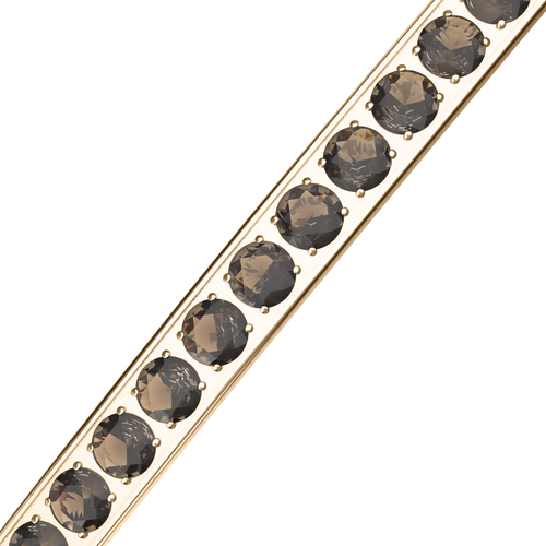 Lucy Gold Brown Bracelet