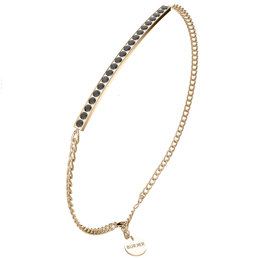 Lucy Gold Black Bracelet