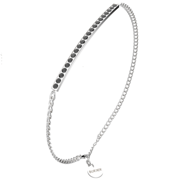 Lucy Silver Black Bracelet