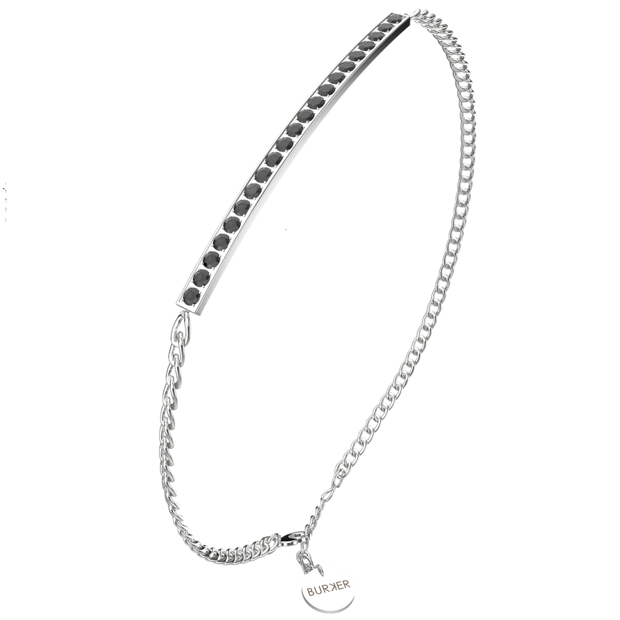 Lucy Silver Black Bracelet