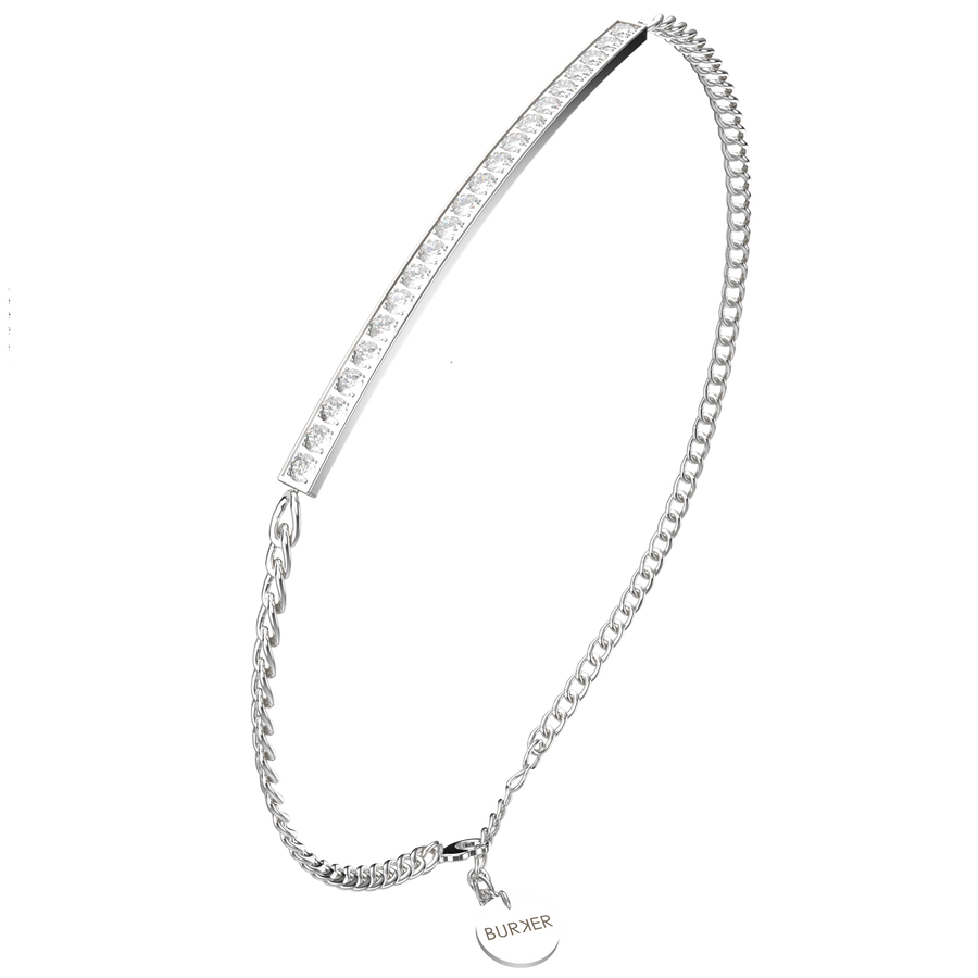 Lucy Silver White Bracelet