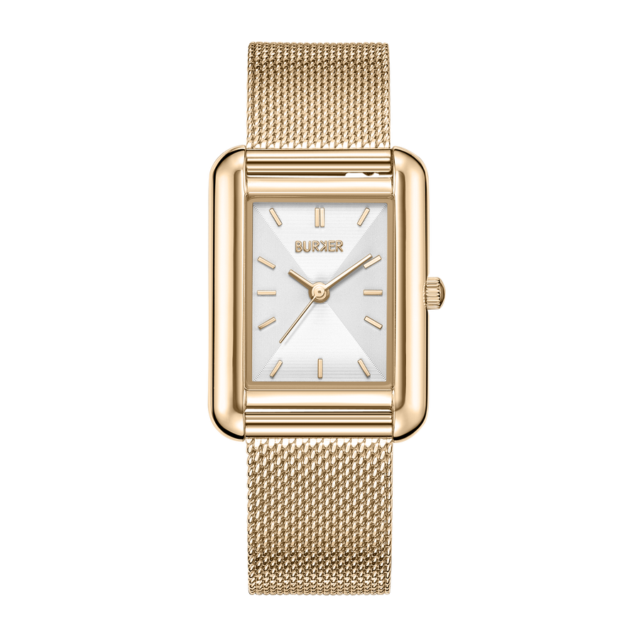 Olivia Gold White Mesh