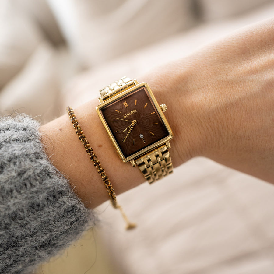 Daisy Gold Brown & Ava Gold Brown Bracelet