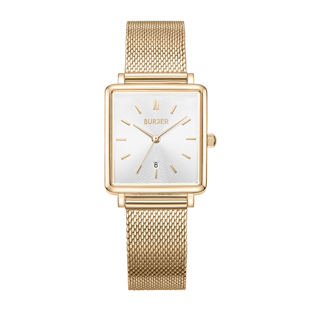 Daisy Gold Mesh – Burker Watches